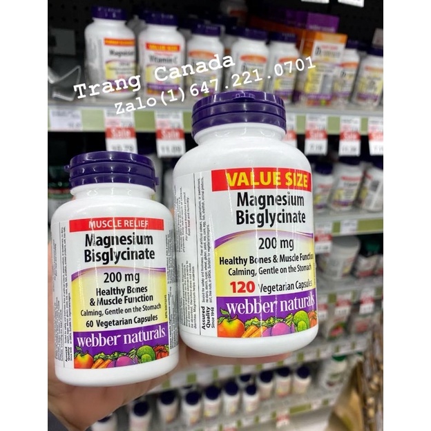 Bill ảnh cuối Viên uống bổ sung Magnesium Bis Glycinate 200mg của