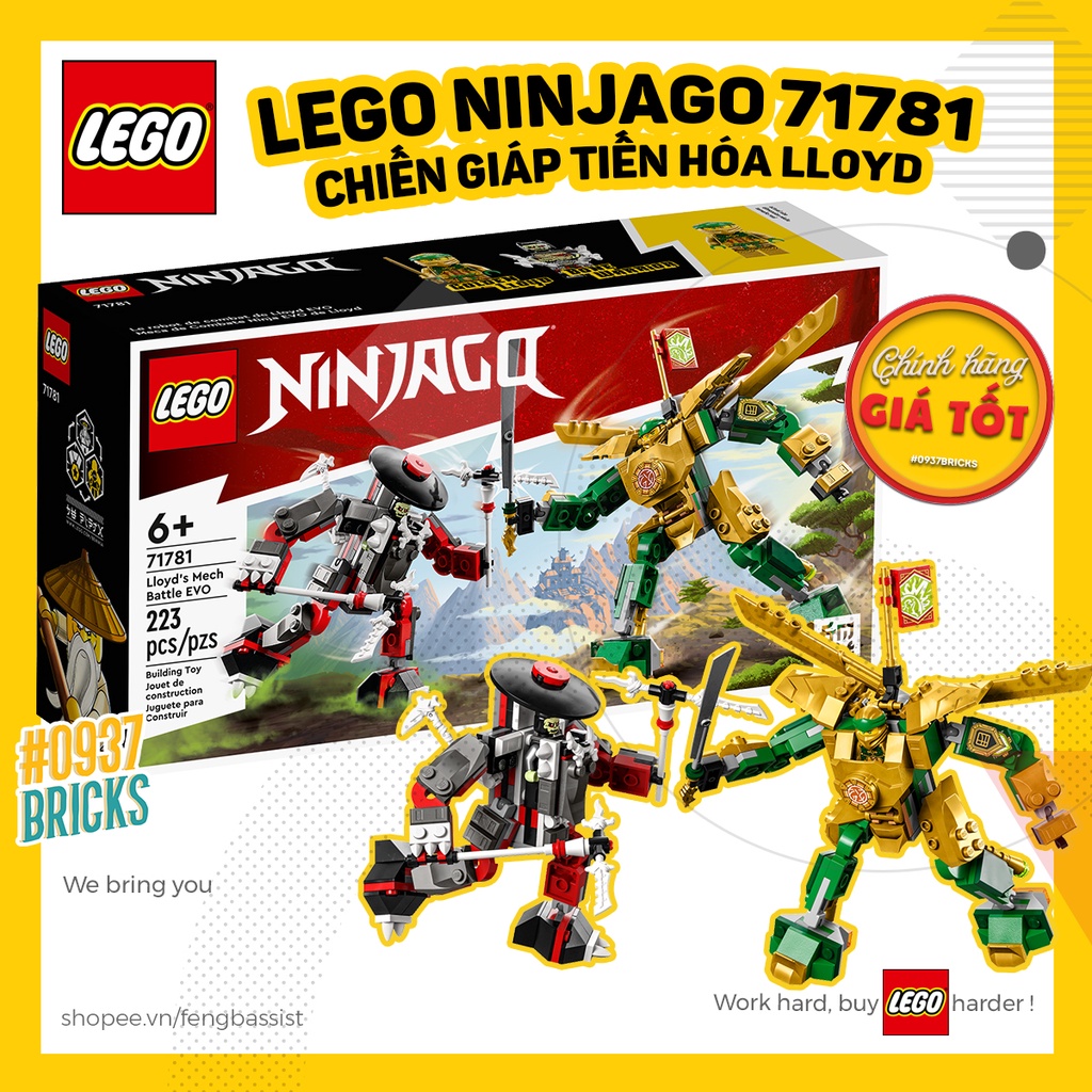 Hot Lego Ninjago Chi N Gi P C A Lloyds Mech Battle Evo