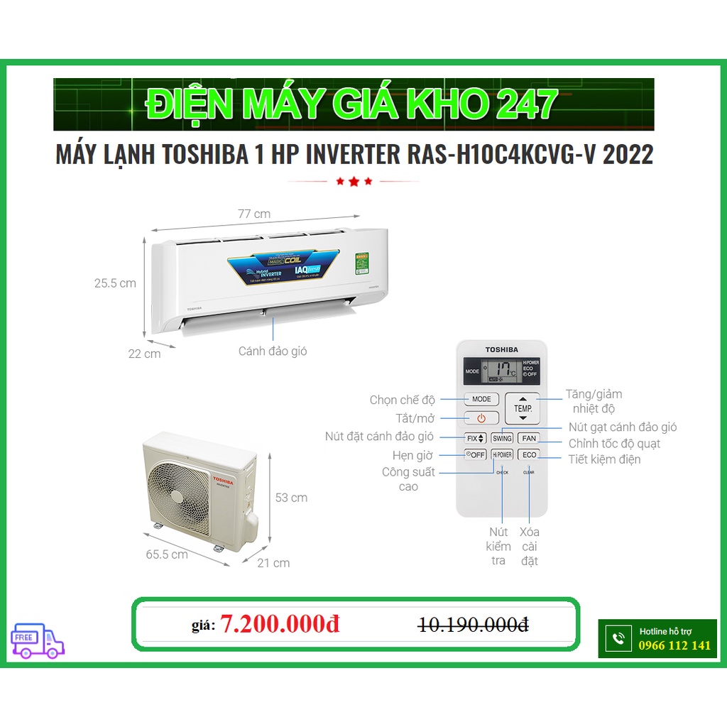 M Y L Nh Toshiba Inverter Hp Ras H C Kcvg V Shopee Vi T Nam