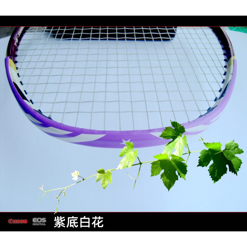 Miếng dán bảo vệ đầu vợt cầu lông vợt tennis da PU chống mài mòn độ