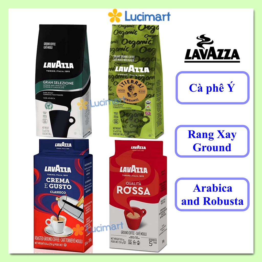 C Ph Lavazza Rang Xay S N Qualita Rossa Ground Coffee Blend Medium