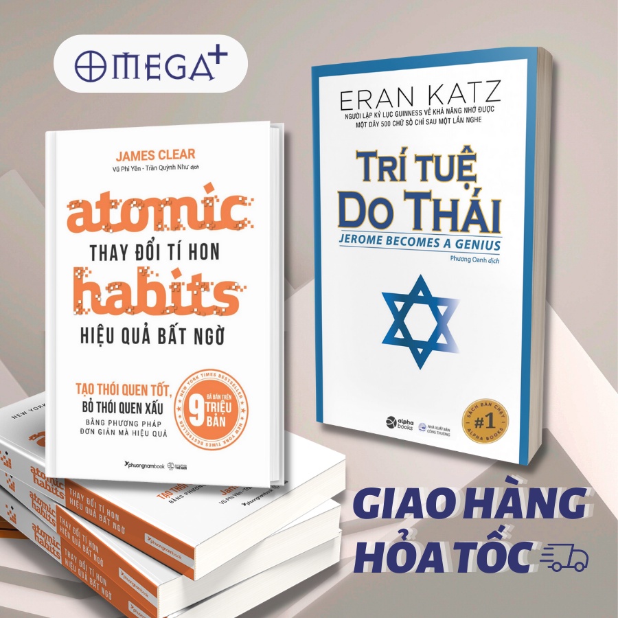 Sách Lẻ Combo Trí tuệ Do Thái Atomic Habits Thay Đổi Tí Hon Hiệu