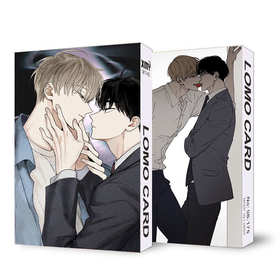 không kèm hộp Hộp ảnh lomo in hình CHECKMATE BL manhua nhiều mẫu thẻ card anime chibi tấm