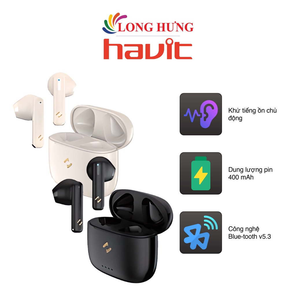 Tai nghe Bluetooth True Wireless Havit TW947 Hàng chính hãng Shopee