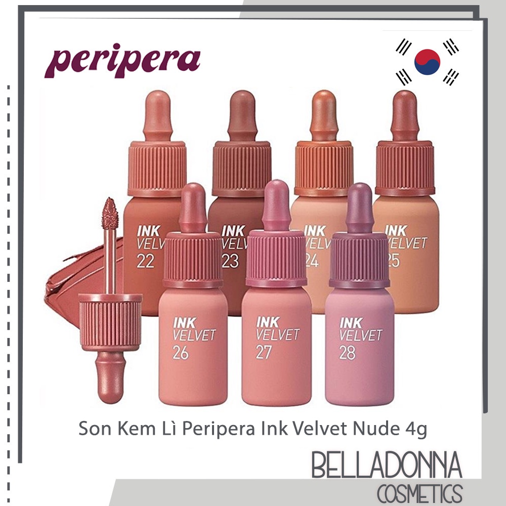 Son Kem Lì Peripera Ink Velvet Nude 4g Best Seller 17 Rosy Nude