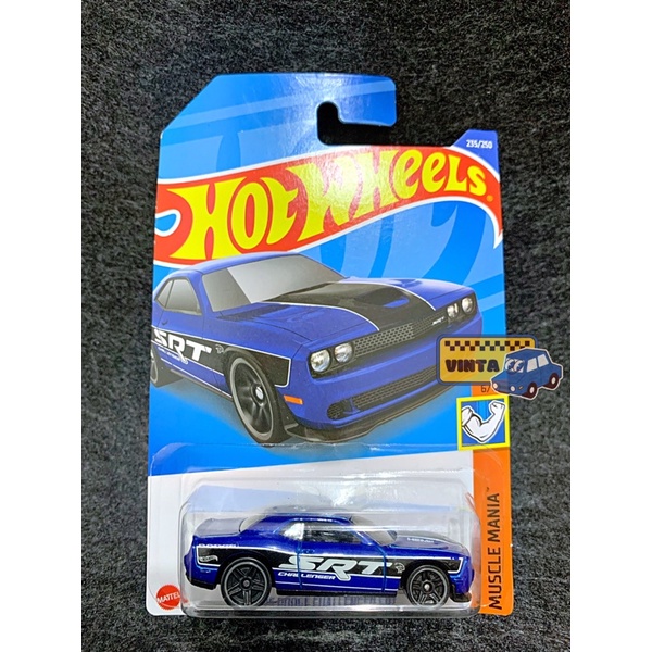 Xe M H Nh Hot Wheels Dodge Challenger Srt Blue T L