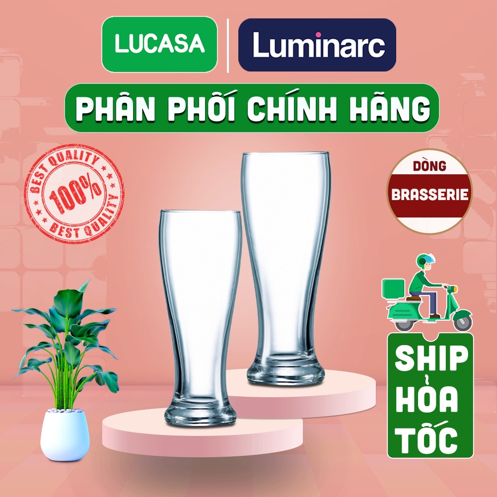 Ly Bia Thủy Tinh Luminarc Brown Phân Phối Chính Hãng Shopee Việt Nam