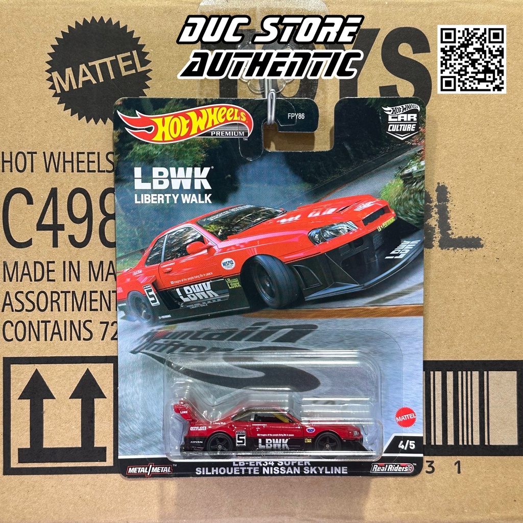 ducstore vn Xe mô hình HCJ81 Hot Wheels Premium LB ER34 Super