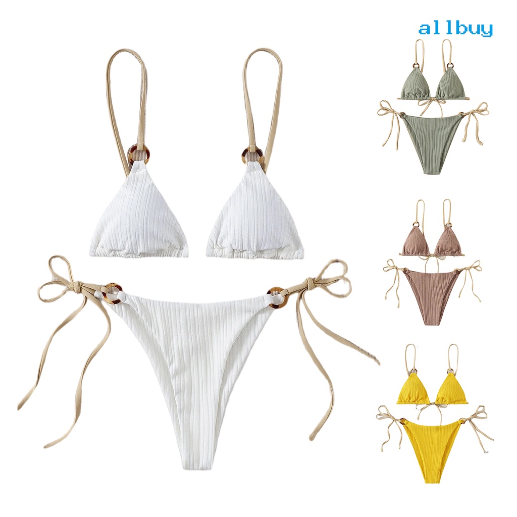 Bộ Bikini 2 Mảnh Màu Sắc Thời Trang Cho Nữ Shopee Việt Nam