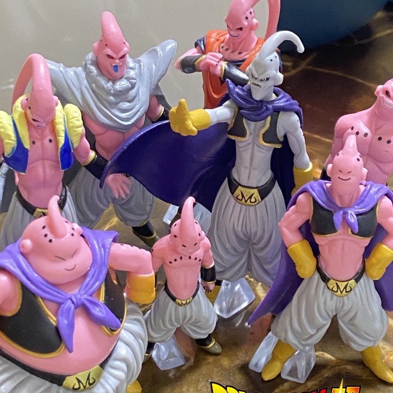 8PCS Manga Dragon Ball Z Anime Figures Majin Buu PVC Action Figurines