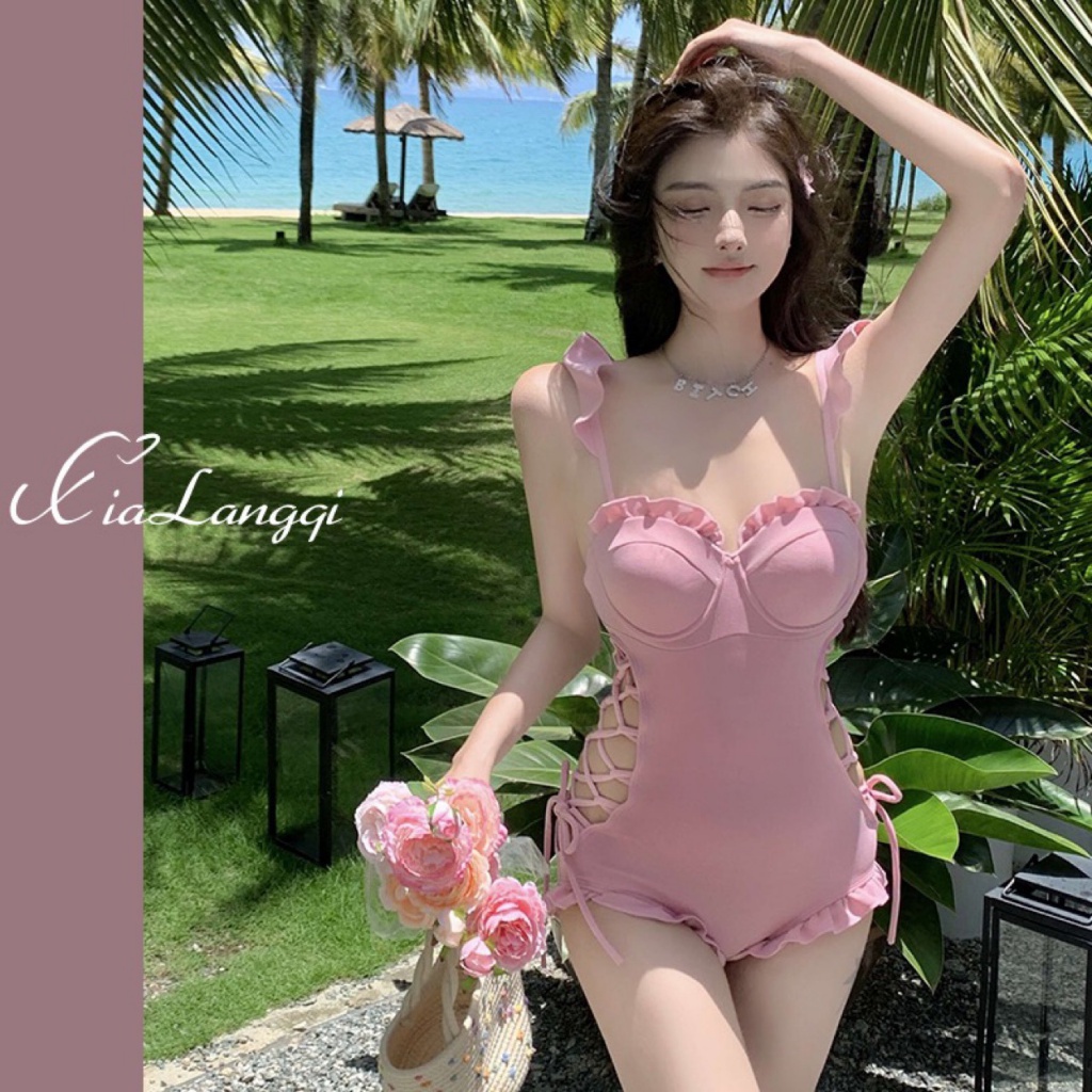 Đồ Bơi Một Mảnh Hở Lưng Nâng Ngực Gợi Cảm Cho Nữ bikini đi biển