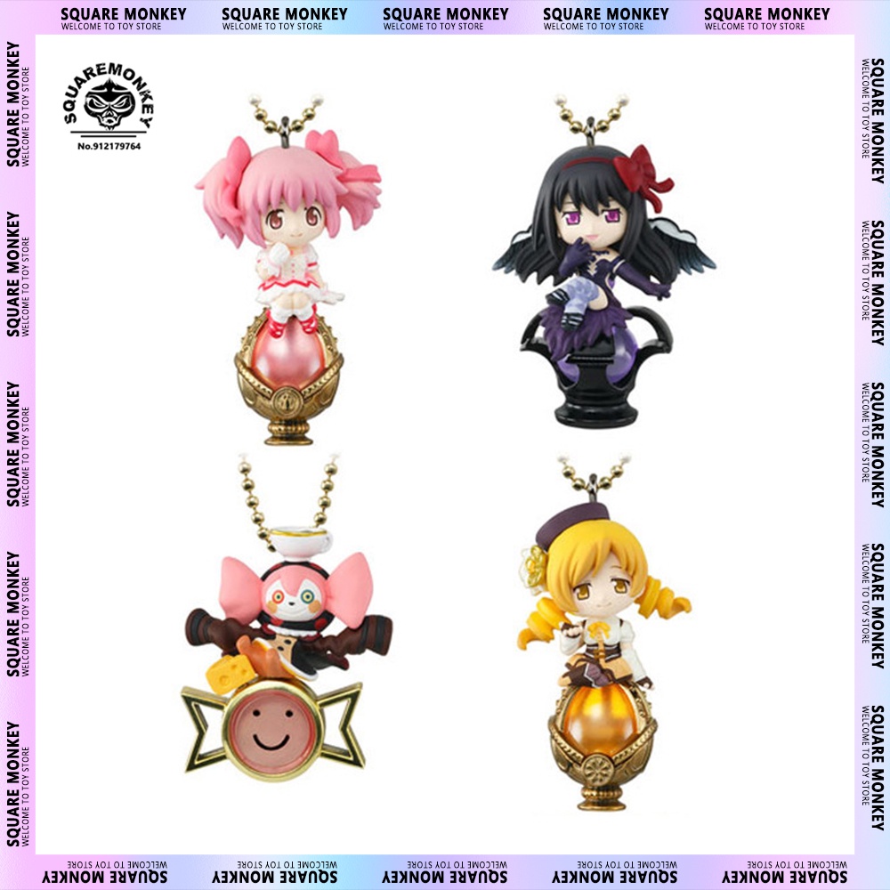 Madoka magica hình 6 cm 4 cái lốc hình anime puella magi madoka