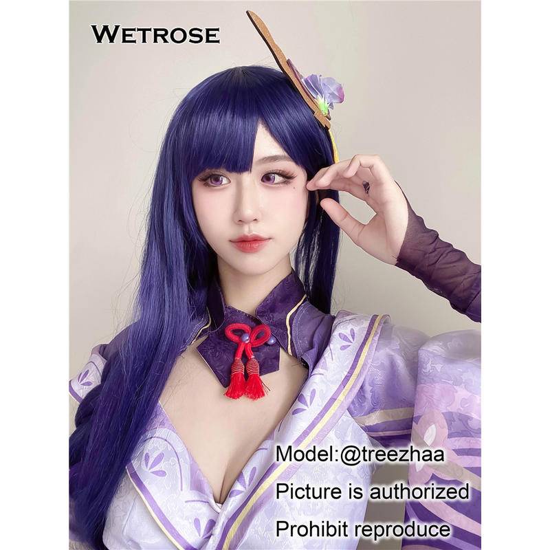 Wetrose Genshin Impact Raiden Shougun Baal Cosplay Costume Cosplay