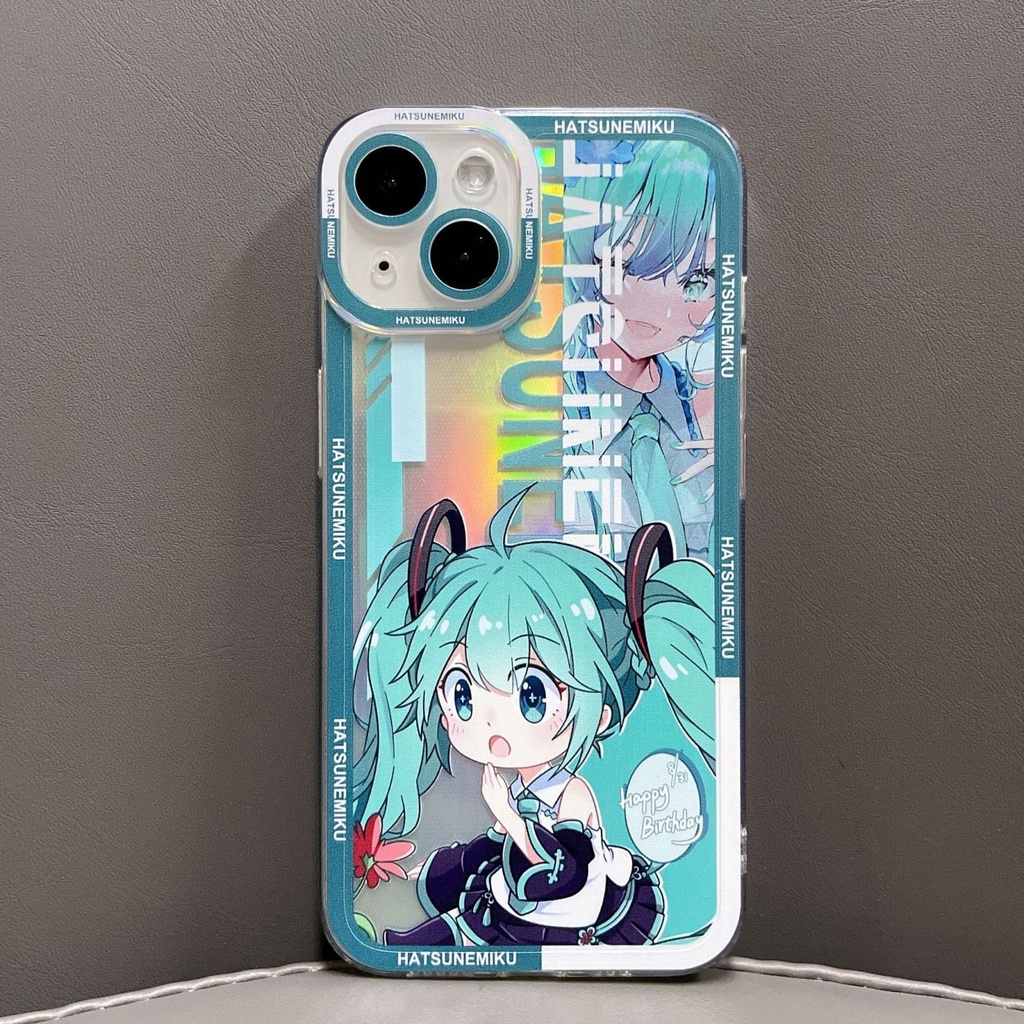 P I N Tho I Silicon Trong Su T M U Laser H Nh Hatsune Miku Cho Iphone