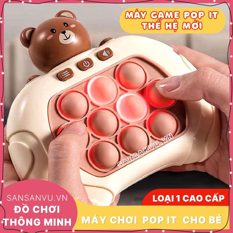 Đồ chơi Pop it thế hệ mới máy điện tử chơi game Pop it giải trí bấm