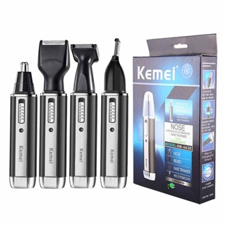 Kemei KM 6630 4 In 1 Nose Hair Beard Eyebrow Rechargeable Electric