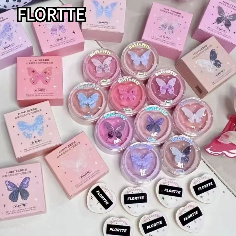 Flortte Phấn Má Hồng Trang Điểm Bắt Sáng Màu nude Tự Nhiên Shopee