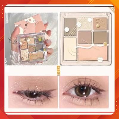Bảng phấn mắt MEIBAOGE tông nude lâu trôi giá học sinh bảng mắt chính