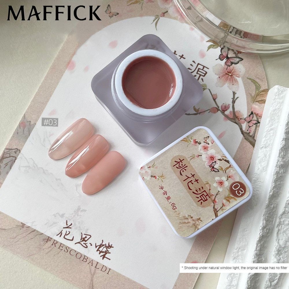 Màu Sơn Móng Tay Gel Màu Nude Sơn Móng Tay Keo Dán Đóng Hộp g