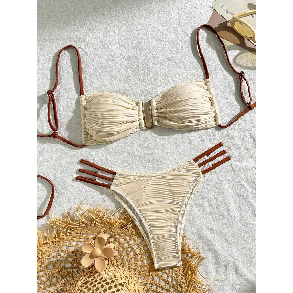 Đồ bơi bikini ba mảnh sexy thoải mái cho phụ nữ đồ bơi hai mảnh