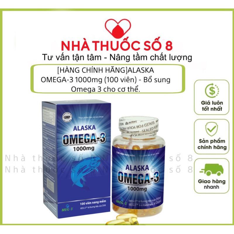 Hapupharmacy H Ng Ch Nh H Ng Alaska Omega Mg Vi N B