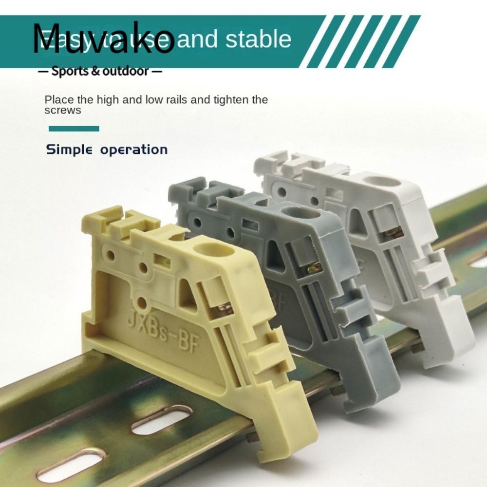 Muvako Ew Din Rail Terminal Block Sak Type Ew Fastener Ew End