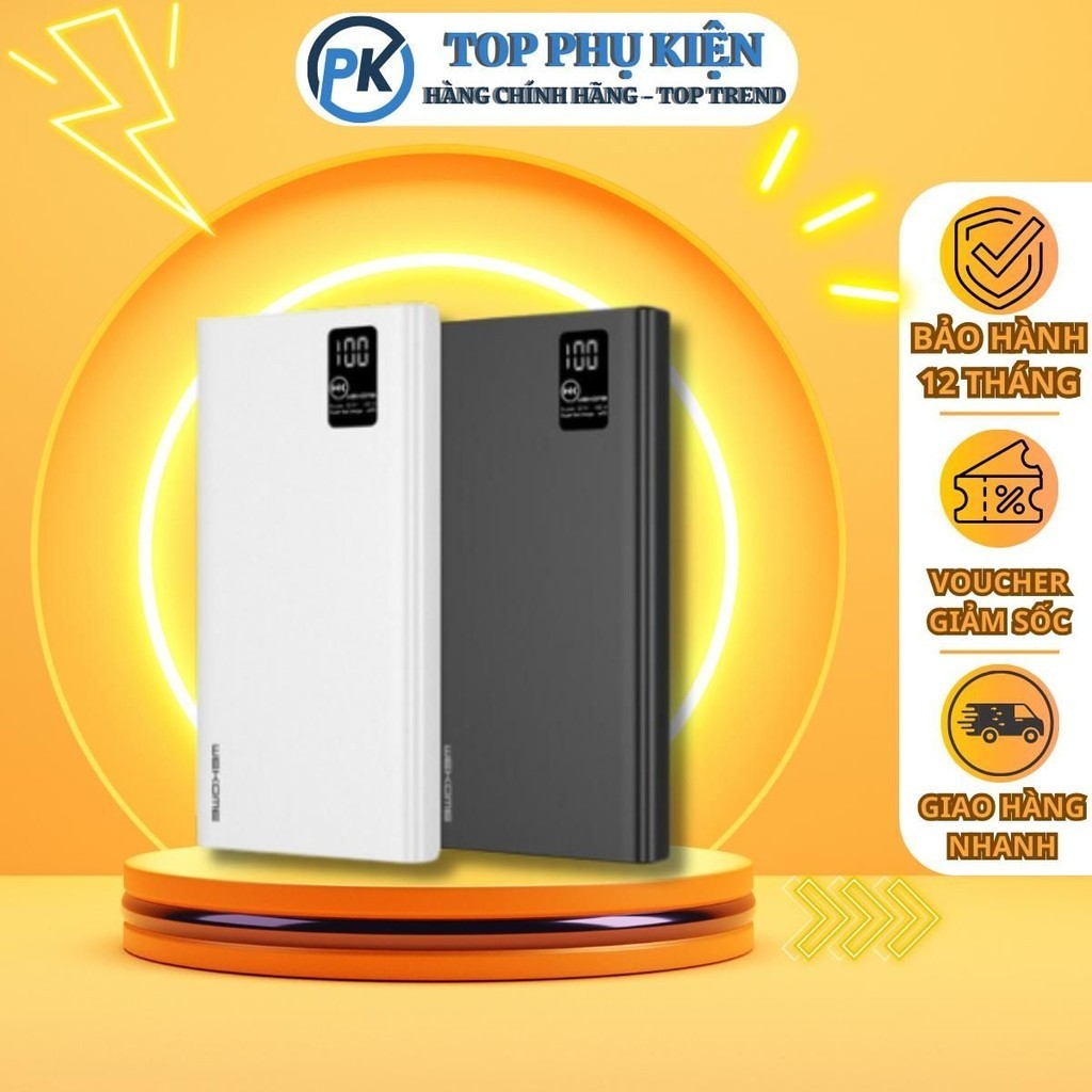 Pin Dự Phòng WEKOME WP 121 Dung Lượng 10 000mAh Sạch Nhanh 22 5W Thiết