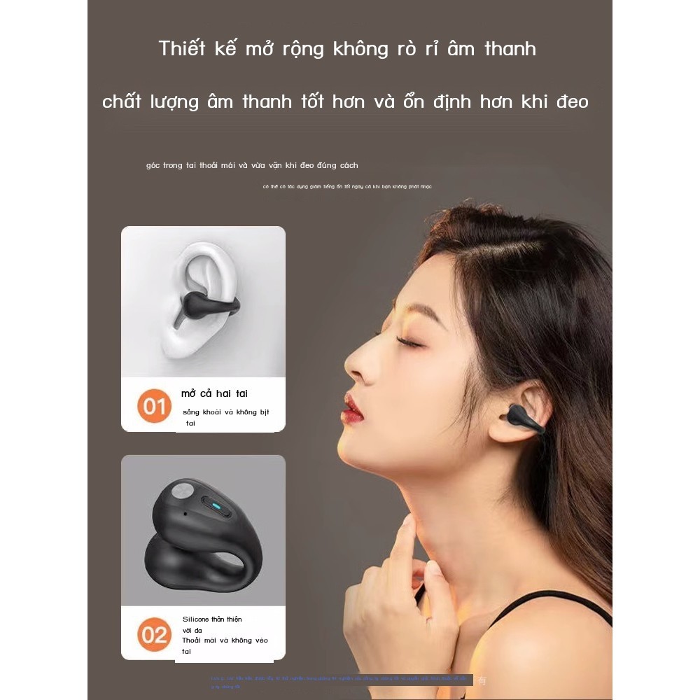 Tai nghe Bluetooth dẫn truyền xương thể thao không dây trong tai loại