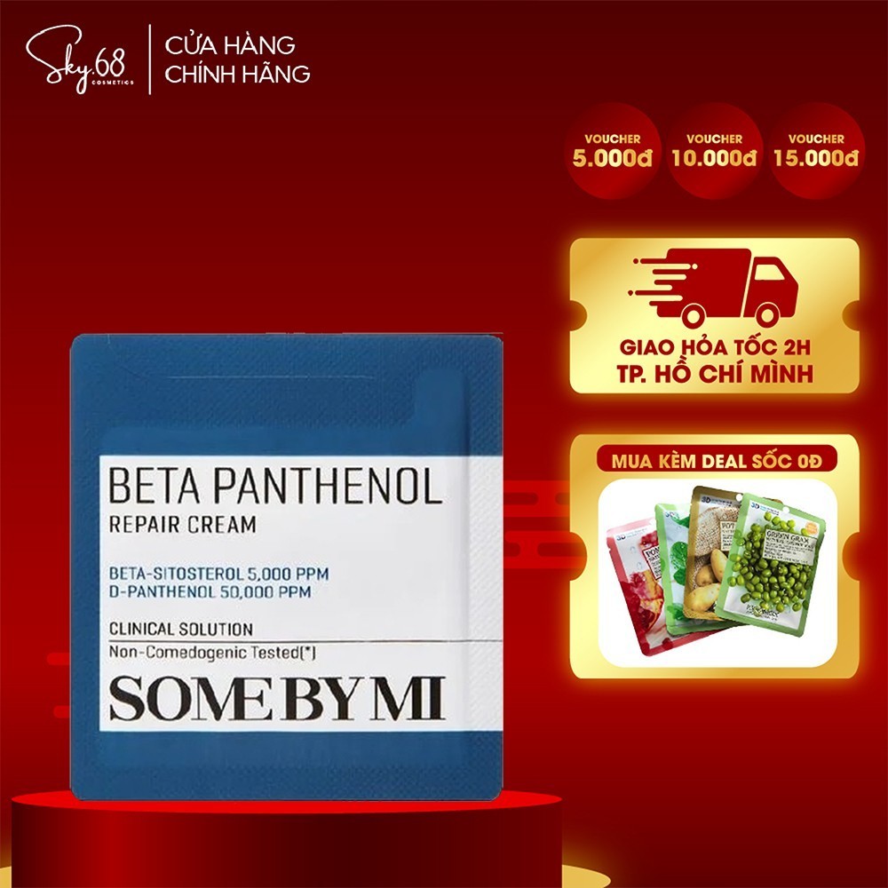 Sample Kem D Ng Ph C H I Da Some By Mi Beta Panthenol Repair Cream