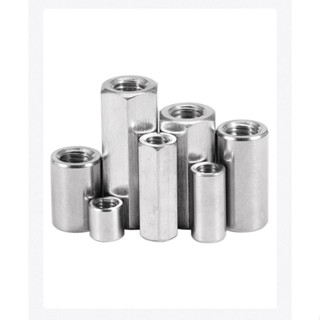 Ymh1 Đai ốc nối Ống nối ty ren inox Nối ren INOX 304 M5 M6 M8 M10