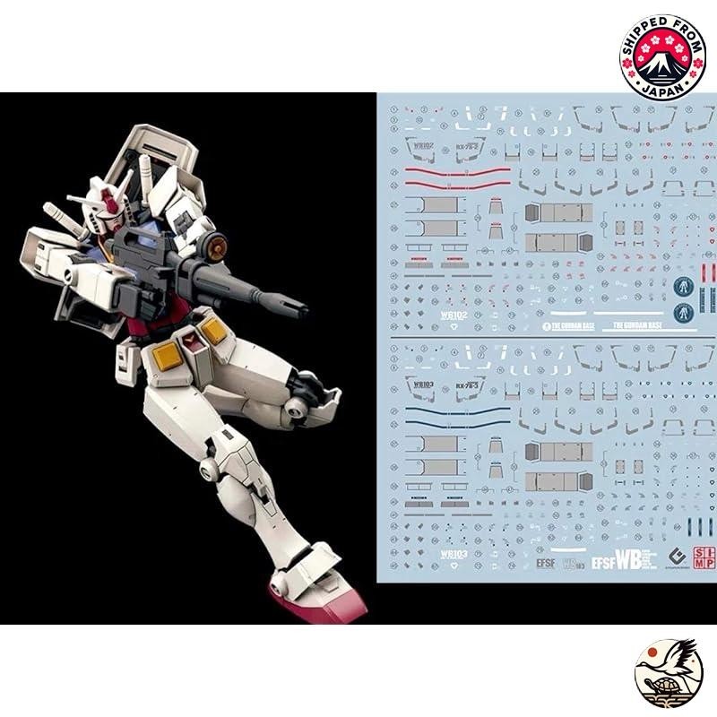 Fluorescent Hg Rg Mg Pg Re Hirm Robot Ms Water Transfer Type Decals