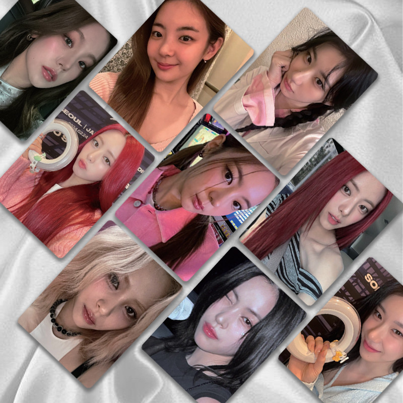 Pcs Itzy Ryujin Yeji Solo Hologram Laser Lomo Cards Best Friends