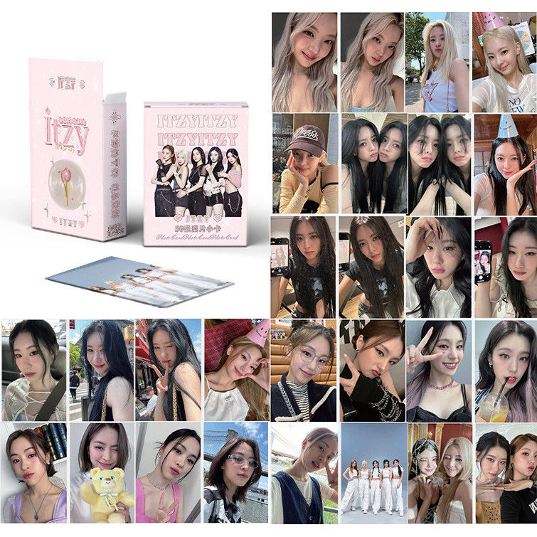 Pcs Itzy Ryujin Yeji Solo Hologram Laser Lomo Cards Best Friends