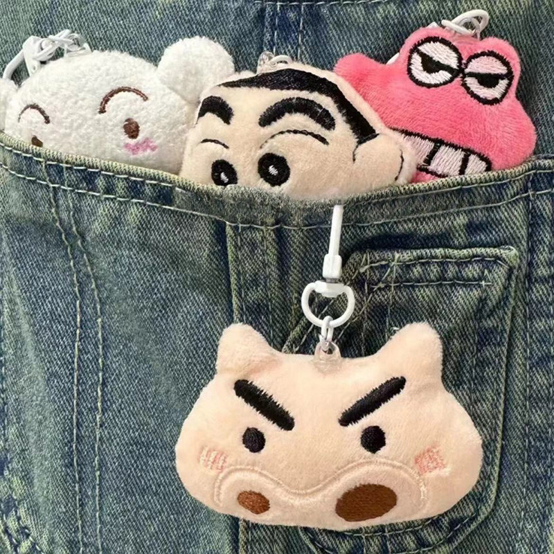 Dễ Thương Crayon Shin chan Móc Khóa Hoạt Hình Móc Chìa Khóa Túi Di Động