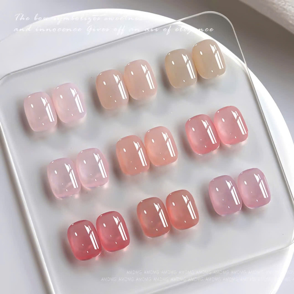 Aurelia Sơn gel tone thạch hồng nude trong suốt Shopee Việt Nam