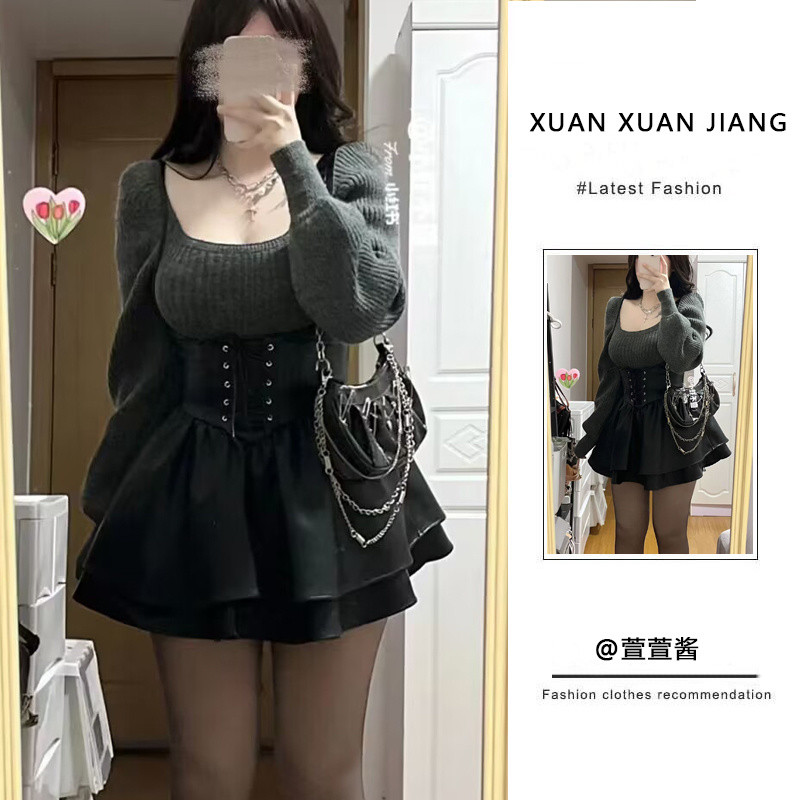 Phù Hợp Với Nữ Thu Đông 2023 Phong Cách Mới Pure Desire Phong Cách Hot