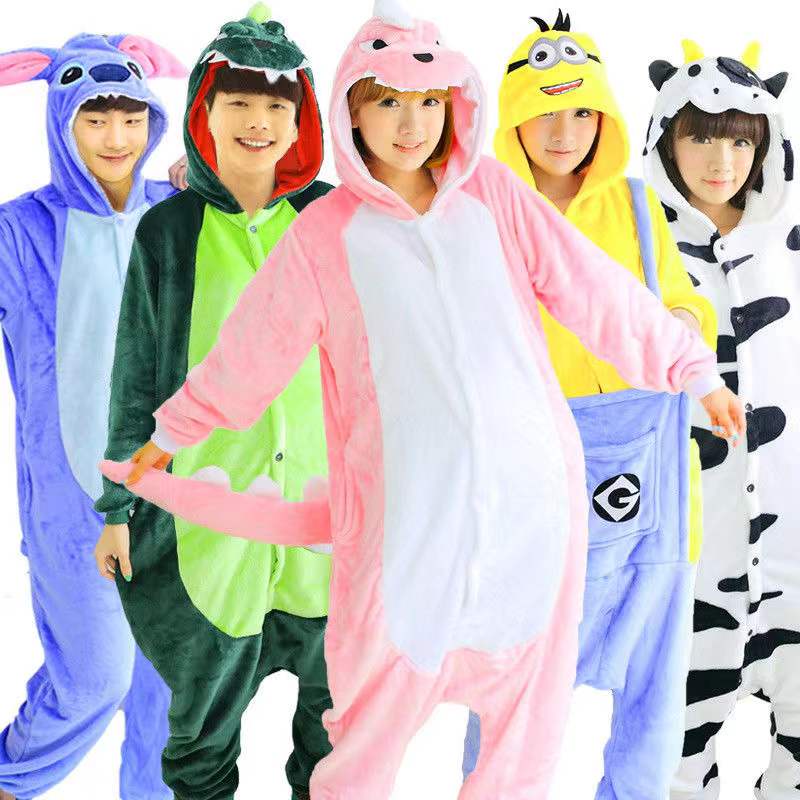 Kigurumi Bộ Đồ Ngủ Liền Thân Hóa Trang Động Vật Hoạt Hình pikachu