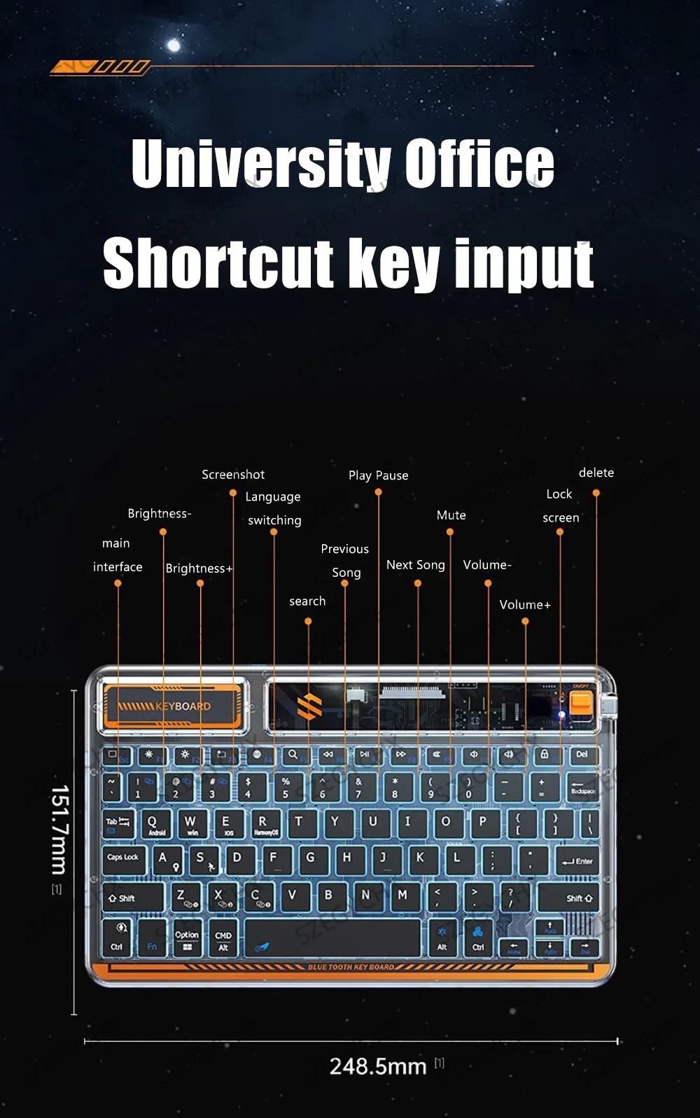 B N Ph M Bluetooth Goojodoq Kh Ng D Y C N Led Cho Laptop Android M Y