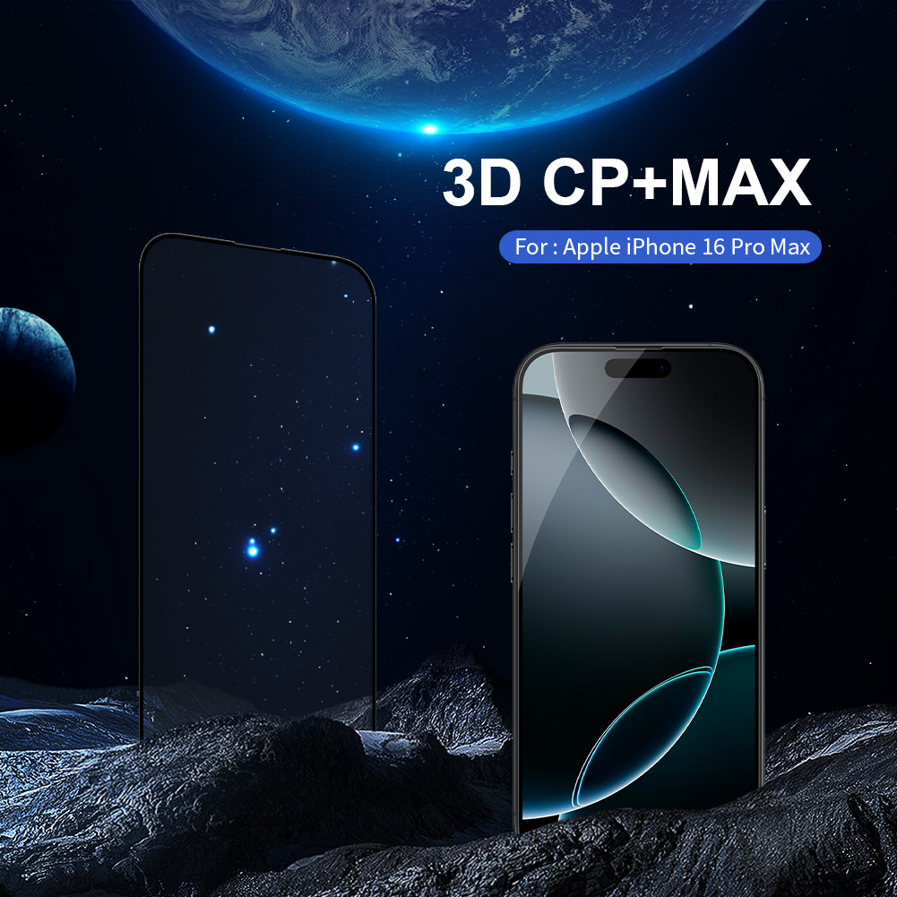 Kính cường lực NILLKIN 3D Max cho iPhone 16 Pro Max 16 Pro 16 Plus