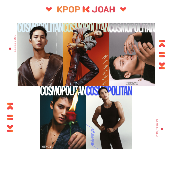 Cosmopolitan Korea Cover Seventeen Mingyu Dec Issue Shopee