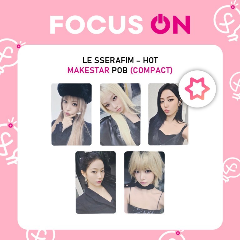 LE SSERAFIM POB MAKESTAR HOT PHOTOCARD Shopee Việt Nam