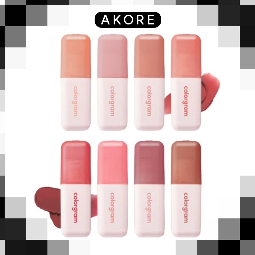 Colorgram Nude Blur Tint 5g 01 Cá Hồi Màu Be 02 Charming Pink 03 Lovely