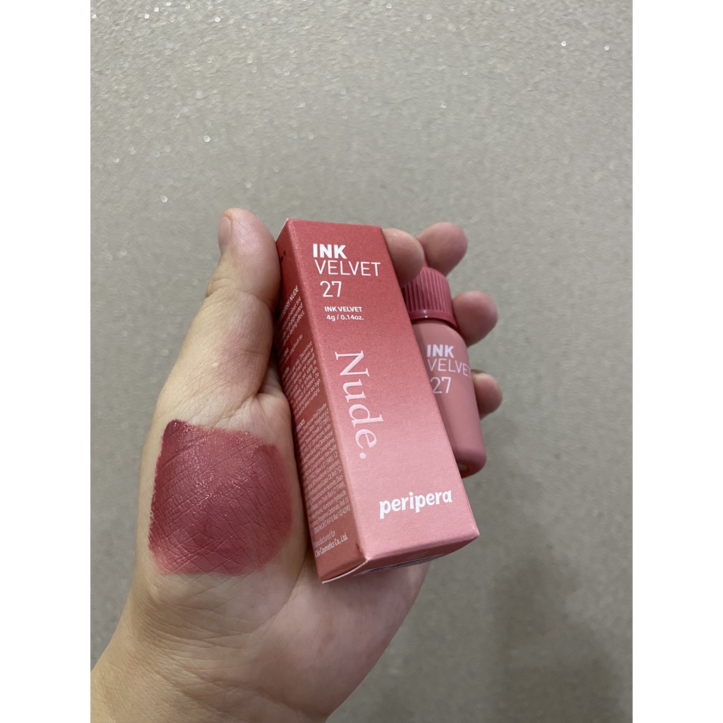 Son Kem Peripera Ink Velvet Strawberry Nude Shopee Vi T Nam