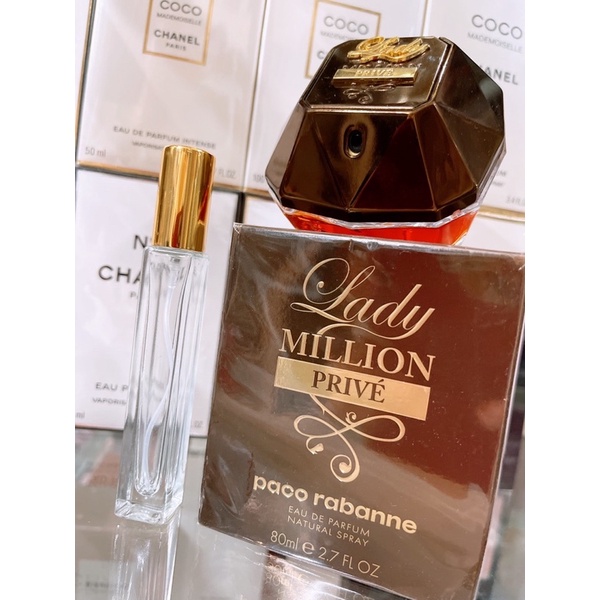 Nước hoa nữ PACO RABBANE Lady Million Prive 10ml edp Shopee Việt Nam