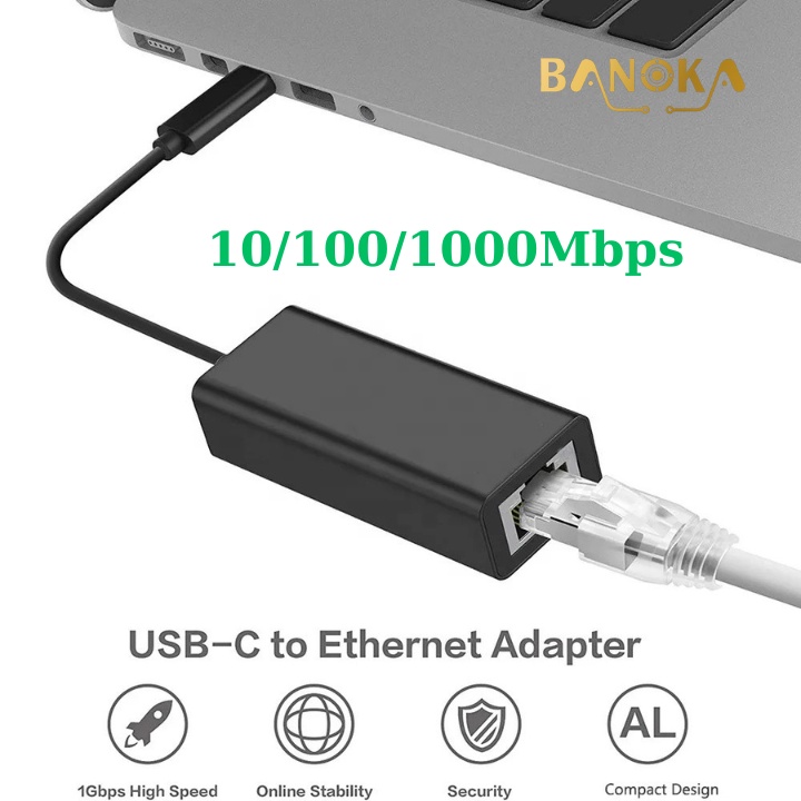 C P Chuy N Usb Type C Ra Sang M Ng Lan Rj T C Mbps Cho