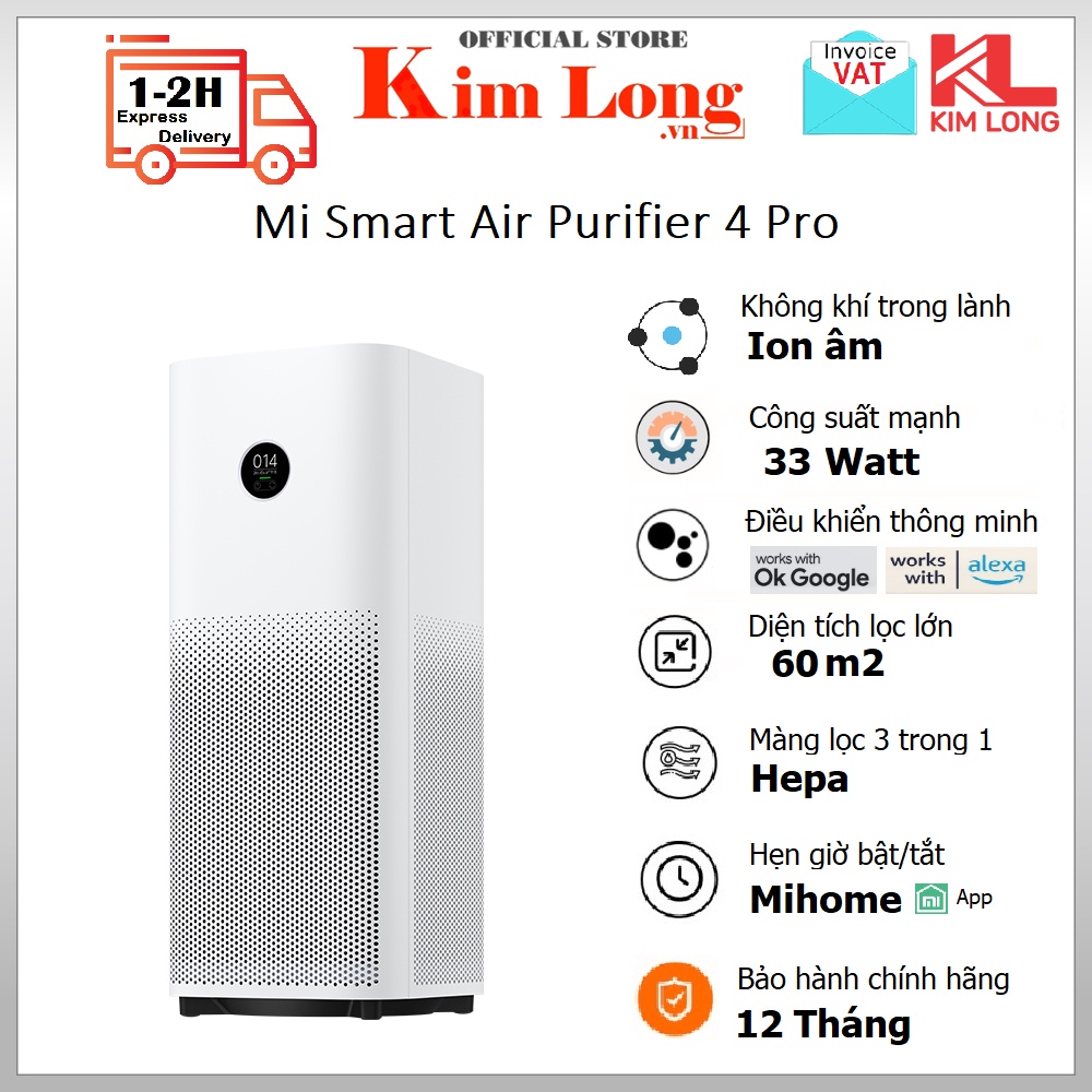 Xiaomi Mi Smart Air Purifier Pro M Y L C Kh Ng Kh Di N T Ch M