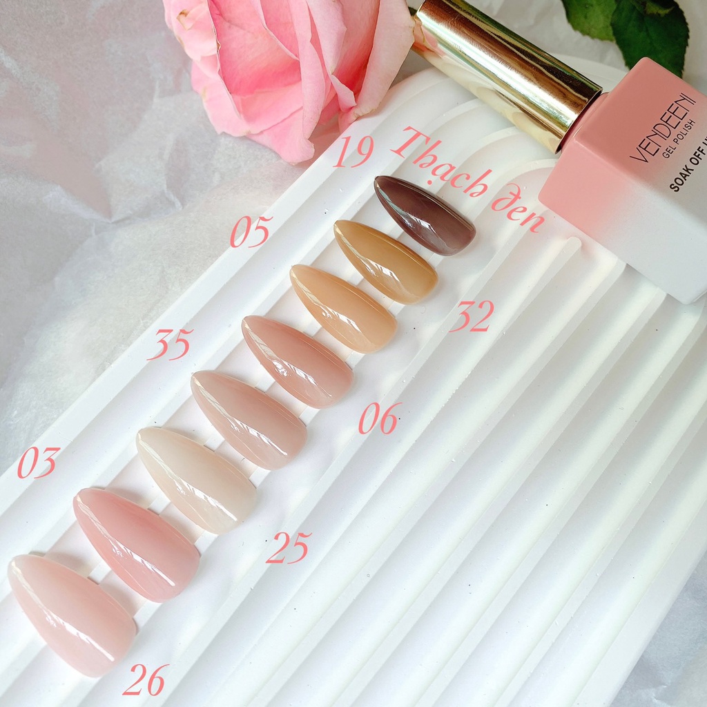 Sơn gel thạch nude Vendeeni Shopee Việt Nam