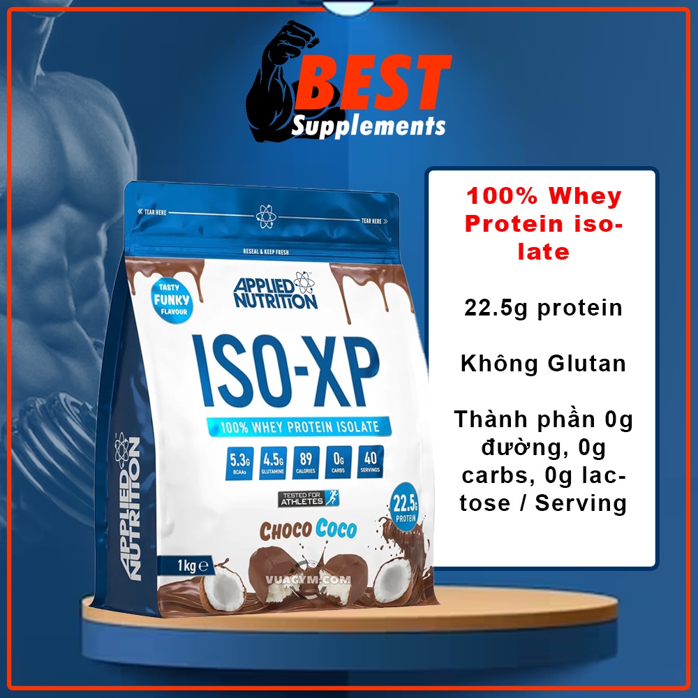 Applied Iso Xp Whey Protein Isolate Kg Servings Shopee Vi T Nam