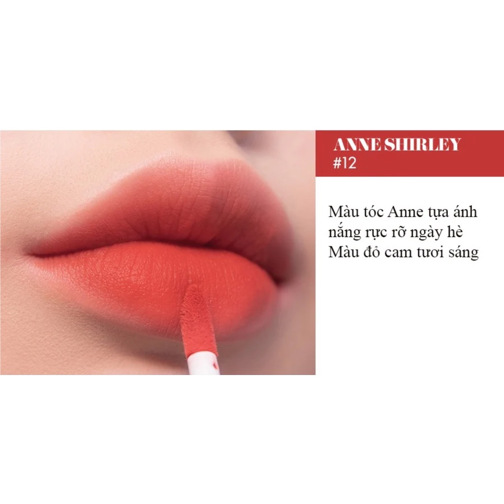 Son Lì Romand Zero Velvet Tint Rusk Rusk Nâu cam gạch Burny Nude Hồng nude Toasty