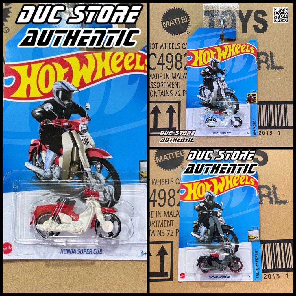 ducstore Xe mô hình HCX21 Hot Wheels Honda Super Cub Shopee Việt Nam